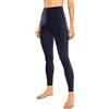 CRZ YOGA Donna Vita Alta Yoga Fitness Spandex Palestra Pantaloni Sportivi 7/8 Leggins con Tasche - 64cm Blu navy-R009 46