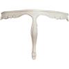 Biscottini - Mensola A Muro In Legno - L50xPR24xH34 Cm - Finitura Bianco Anticato - Mensola - Scaffale angolare cucina - Made In Italy