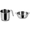 Lagostina Every Bollilatte Ø 12 cm in Acciaio Inox 18/10 con Fondo Lagoseal Plus & Every Casseruola Semifonda Ø 24 cm in Acciaio Inox 18/10 con Fondo Lagoseal Plus