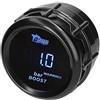 MOCNT Manometro Turbo Boost 2 52mm Indicatore Calibro Turbo Boost per Auto | Bar Luce Blu Digitali Turbo Boost Strumenti Misuratore di Pressione Boost Gauge con Sensore