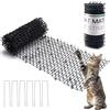 Kyrieval Tappetino Repellente per Gatti 200 x 30 cm, Dissuasore per Gatti, Plastica Tappetino Anti Gatto con 10 Pioli per Interni Ed Esterni, Anti Gatto Giardino