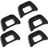 uxcell sourcingmap 5 pezzi fotocamere tappo oculare DK-23 per Nikon D300S D300 D500 D7100 DSLR SLR