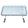 CRUCCOLINI BG79 GRATICOLA DIETETICA INOX CON ALETTE LATERALI CM 67X40 - CRUCCOLINI