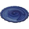 Keyhomestore- Set composta da 6 pezzi di piatti in vetro in Alabastro, color Blu sfumato, Diametro 27,5 cm, ideali come piatto da portata per secondi piatti, antipasti, verdure e decorazione.