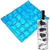 Leddy Living Tappetino Refrigerante Flessibile a 30 Celle - Accumulatore di Ghiaccio Riutilizzabile per Borse Termiche, Bottiglie e Impacchi - Facile da Lavare, Mantiene Il Freddo a Lungo
