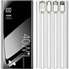 EleGee Power Bank viene fornito con cavo da 40 W, ricarica super veloce, 50000 mAh, super grande capacità, portatile