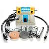 LEONEBEBE Macchine lucidatrici, 350 W, mini lucidatrice da banco per la lucidatura, kit di strumenti da scrivania, velocità variabile 0 ~ 10000 giri/min, fai da te Rock Gem Jade