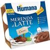 Humana Merenda Latte Cioccolato 4x100g 10 Mesi+ Humana Humana