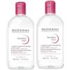 5548 Bioderma Sensibio H2o Soluzione Micellare 2x500ml Detergente Delicato 5548 5548