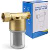 KINHARD Filtro Doccia 1/2, Filtro Anticalcare Lavatrice, Viene Fornito con un Elemento Filtrante in Acciaio Inossidabile, Filtra Efficacemente le Impurità Dell'acqua, Adatto per Bagni e Cucine
