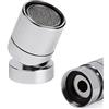 HATOOLHA® Aeratore per rubinetto girevole a 360 gradi, adattatore filtro per lavello della cucina, testa del rubinetto, adattatore per ugelli del rubinetto, ricambio (femmina, 16 mm)