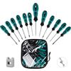 SUPAWAY Set di 12 cacciaviti Sagomato cacciavite Magnetico cacciavite CRV con magnetizzatore e borsa per attrezzi per 3 tipi forma di cacciaviti speciali: ▲, U, Y, 9 Misure per riparazioni domestiche