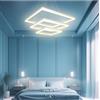 Arcadia Lampadario Led Soffitto a Sospensione Moderno con Luce Calda e Fredda Dimmerabile, Telecomando e App per Cellulare - Lampadario Camera da Letto, Soggiorno, Cucina e Cameretta - 5500 LM 60 Cm