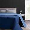CosìCasa Trapuntino Singolo Mezza Stagione Primaverile e Autunnale | Copriletto Trapuntato Singolo Leggero, Elegante, Reversibile | Trapunta 100 Grammi in Tinta Unita | Trapuntina Bicolore Azzurro/Blu