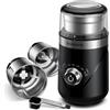 SHARDOR macina caffe' elettrico con 2 tazze in acciaio inox grinder elettrico, timer automatico, macinatura a basso rumore, può essere utilizzato per macinare spezie, cereali, noci, 2 * 80 G