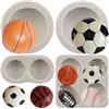 MYPRACS Set di 4 stampi in silicone a forma di pallone, pallacanestro, baseball, rugby, per decorare torte, cupcake, pasta di zucchero, pasta di gomma, caramelle, cioccolato