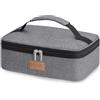 Lifewit 4L Borsa Termica Porta Pranzo, Borsa Frigo Piccola Pranzo Ufficio, Lunch Bag per Uomo e Donna, Borsetta Porta Pranzo con Manico per Picnic, Lavoro, Ufficio, Scuola, Grigio