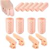 KASESSS 14 Pezzi Protezione Dita Piedi Silicone, Protezione Alluce Unghia Traforato, Proteggi Dita Piedi, Protezione in Silicone Traspirante Per Unghie Mancanti, Prevenzione Dell'attrito