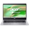Acer Chromebook 314 (CB314-2H-K17E) Laptop | Display HD 14 | MediaTek Octa-Core ARM Cortex A73/A53 (MT8183) | 4 GB RAM | 64 GB eMMC | Mali-G72 MP3 GPU | Google ChromeOS | Argento