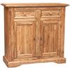 Biscottini - L110xPR45xH103 cm - Mobiletto Legno - Credenza Legno - Finitura Naturale - Made in Italy