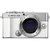 Olympus Fotocamera Olympus PEN E-P7 con sistema Micro Quattro Terzi, sensore da 20 MP, schermo HD LCD inclinabile, 4K, Wi-Fi, Controllo profilo colore e controllo profilo monocolore, bianca