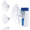 FARMAMED Aerosol Nebulizzatore Tecnologia Mesh Silenzioso Portatile per bambini e adulti con boccaglio e maschere, Batteria ricaricabile con cavo USB, Regolazione flusso vapore