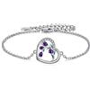YFN Fase lunare/tulipano/gatto/luna/stella/farfalla/rosette/fratello braccialetto argento Sterling luna gioielli festa della mamma, Argento sterling, Senza Gemstone