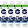 Nivea Men Sensitive Gel da Barba Gel viso da uomo con Estratto di Camomilla e Vitamina E Idratante per il Viso Ammorbidisce e Protegge la Barba - 4 Flaconi da 200ml
