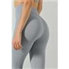 Risalti Leggings Sportivi Vita Alta a Costine in Microfibra Seamless, Linea Sara