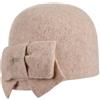 Seeberger Litika Cappello Lana Cotta follato Beanie da Donna Invernale (Beige Sand)