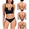 DotVol Reggiseno da Donna con Schiena Nuda spingendo su Deep Spoon Biancheria Intima Nero 3D