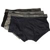 Emporio Armani Boxer Uomo Parigamba Confezione 3 Pezzi tripack Elastico a Vista Elasticizzati Articolo 111357 2F717 Trunk Pack 3, 18721 Black - Pr.pewte - Marine/Nero - Peltro -, L