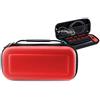 SDTEK Case Compatible con Nintendo Switch Cover Protettiva Viaggio Resistente Portatile (Rosso) Custodia