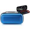 SDTEK Case Compatible con Nintendo Switch Cover Protettiva Viaggio Resistente Portatile (Blu) Custodia