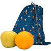NERTHUS FIH 1203 Borse alimentari per bambini ecologiche, adattabili, facili da pulire e adatte alla lavatrice