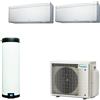 Daikin Multi+ 9+18+120 LT FTXA25CS FTXA50CS EKHWET120BV3 4MWXM52A Dual Trial Quadri Split Bluevolution R-32