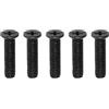 SG Store 5PCS M6x25mm Trapano Mandrino Shank Adattatore Vite In Acciaio Al Carbonio Vite di Fissaggio Filettatura Sinistra per UNF Trapano Mandrino Shank Adattatore Nero