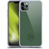 Head Case Designs Licenza Ufficiale AS Roma Colore Pieno: Verde Grafica Crest Custodia Cover in Morbido Gel Compatibile con Apple iPhone 11 Pro Max