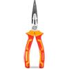 TOTAL - Pinze isolate - Punta piatta - Cromo Vanadio - Certificazione VDE - Ideali per elettricisti e progetti elettrici - Misura: 160 mm