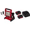Einhell Torcia a Batteria Te-Cl 18/2000 Liac - Solo Power X-Change (Ioni di Litio, 18 V, Testata Orientabile, Funzionamento Ibrido) + 2X 3,0 Ah Power X-Change Starter Kit