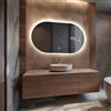 FORAM Specchio da Bagno LED 100x80cm Ariana - su Misura - Specchio Bagno con Luce LED - Specchio da Parete Personalizzabile, con Opzione di Selezione