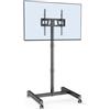 FORGING MOUNT Supporto TV da Pavimento, FORGING MOUNT Porta TV con Ruote per Schermi Plasma/LCD/LED 23-60 Pollici, Carrello Staffa Porta Mobile Supporto TV Fino a 40kg, Max VESA 400 x 400mm