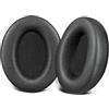 SOULWIT Cuscinetti Auricolari di Ricambio in Pelle d'Agnello per Bose A20 Aviation Headset, Aviation Headset X A10, Cuscinetti per Orecchio con Pelle Più Morbida, Schiuma Isolamento Rumore (Nero)