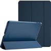 ProCase Custodia per iPad 9.7 2018 6a Generazione/2017 iPad 5a Generazione - Smart Cover Stand Ultral Leggero Slim,con Cover Posteriore Traslucida Smerigliata per iPad 9,7 pollici-Blu Marino