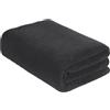 KinHwa Asciugamano da bagno in microfibra grande XXL 100 x 200 cm, ad asciugatura rapida e privo di pelucchi, telo da doccia, teli da sauna, morbido e assorbente, asciugamani, colore: nero