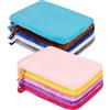 PHOGARY Manopola da bagno Guanti Spugna, Panni Flanella Microfibra Asciugamani panno struccante viso, Asciugamani Bagno Viso e Bidet per bimbo anziani,10 Pz,15×21cm,10Colori