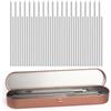 Coopay 40 perni in acciaio inox per blocco board, uncinetto, accessori granny square spanner, perni lunghi 15 cm e 10 cm, perni lisci per blocco board, uncinetto, progetti a maglia e uncinetto
