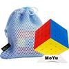 Oostifun MoYu MFJS MoFang JiaoShi Meilong 4 4x4x4 Cube Cubing Classroom Puzzle a cubo veloce senza intoppi con un treppiede a cubo e una borsa a cubo (Multi Color)