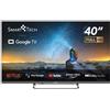 Smart Tech Smart TV 40" FHD LED GoogleTV DVBT2/C/S2 Classe E WiFi Grigio 40FG01V