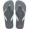 HAVAIANAS Top Mix Ciabatta Infradito - Uomo - Steel Grey Steel Grey